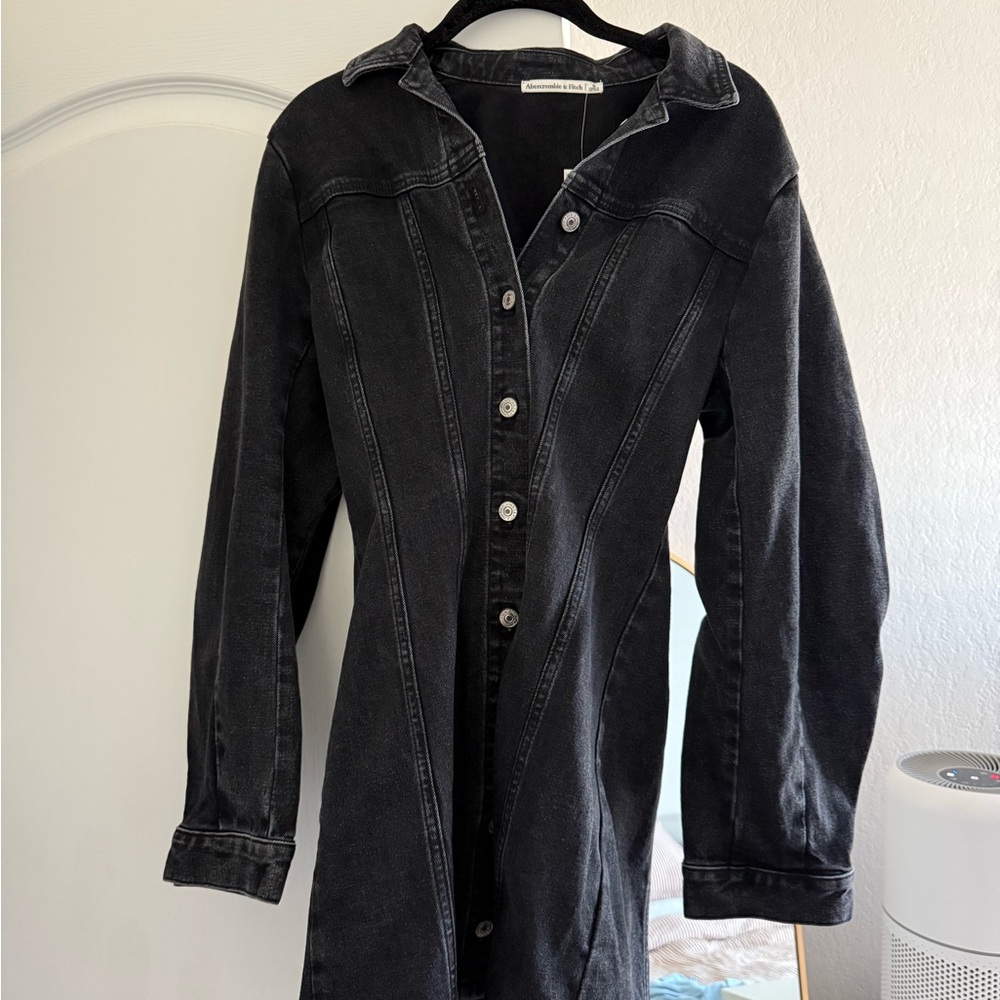 Abercrombie & Fitch Black Mini Dress